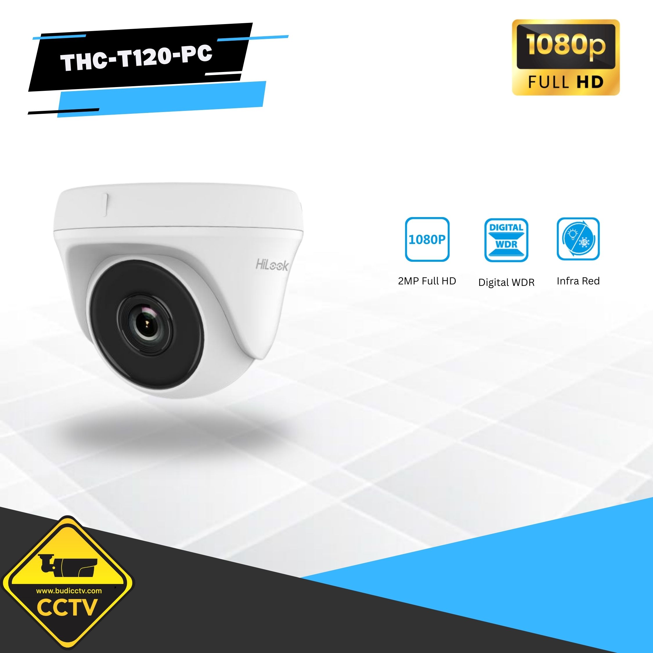 KAMERA HILOOK INDOOR 2MP THC-T120-PC