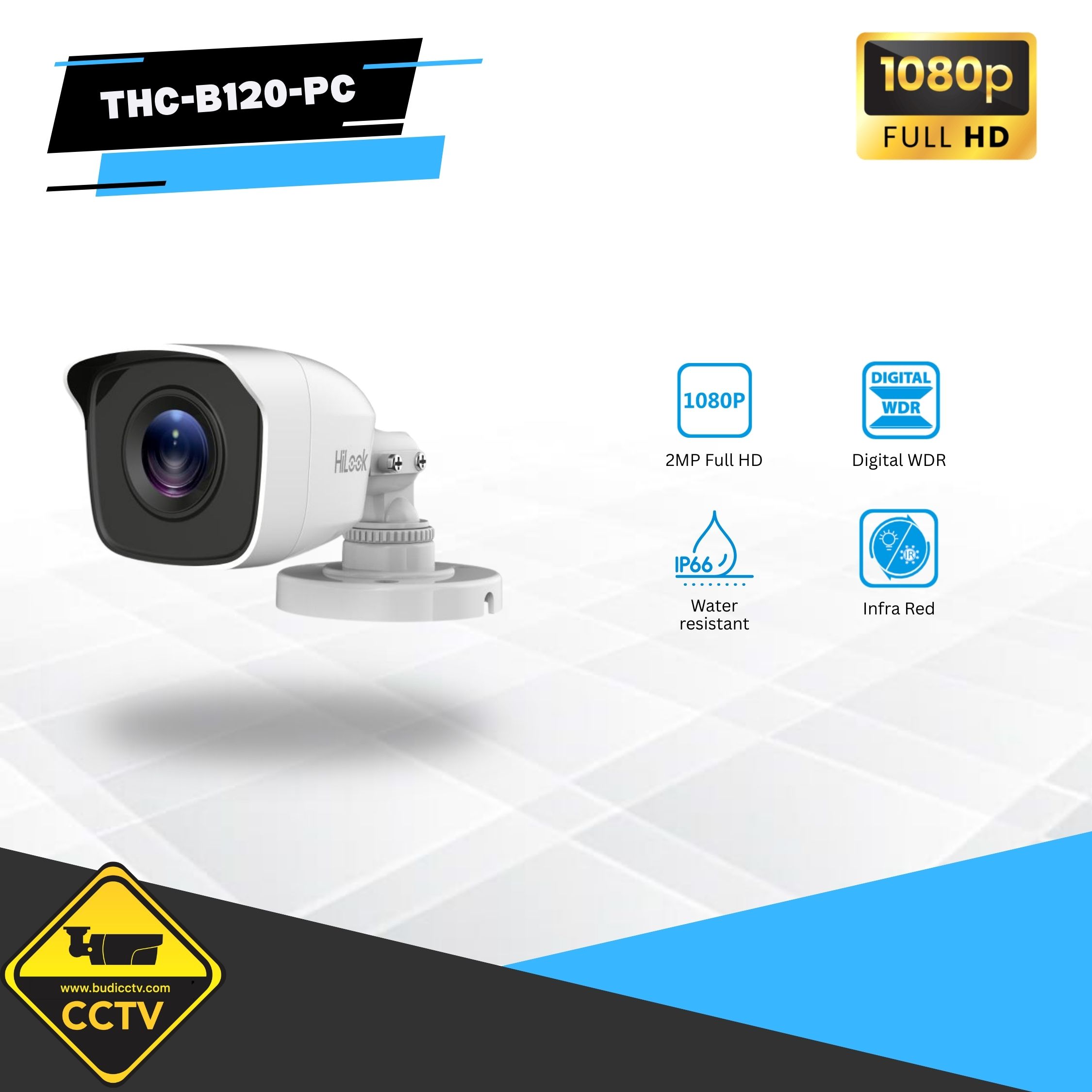 KAMERA HILOOK OUTDOOR 2MP THC-B120-PC