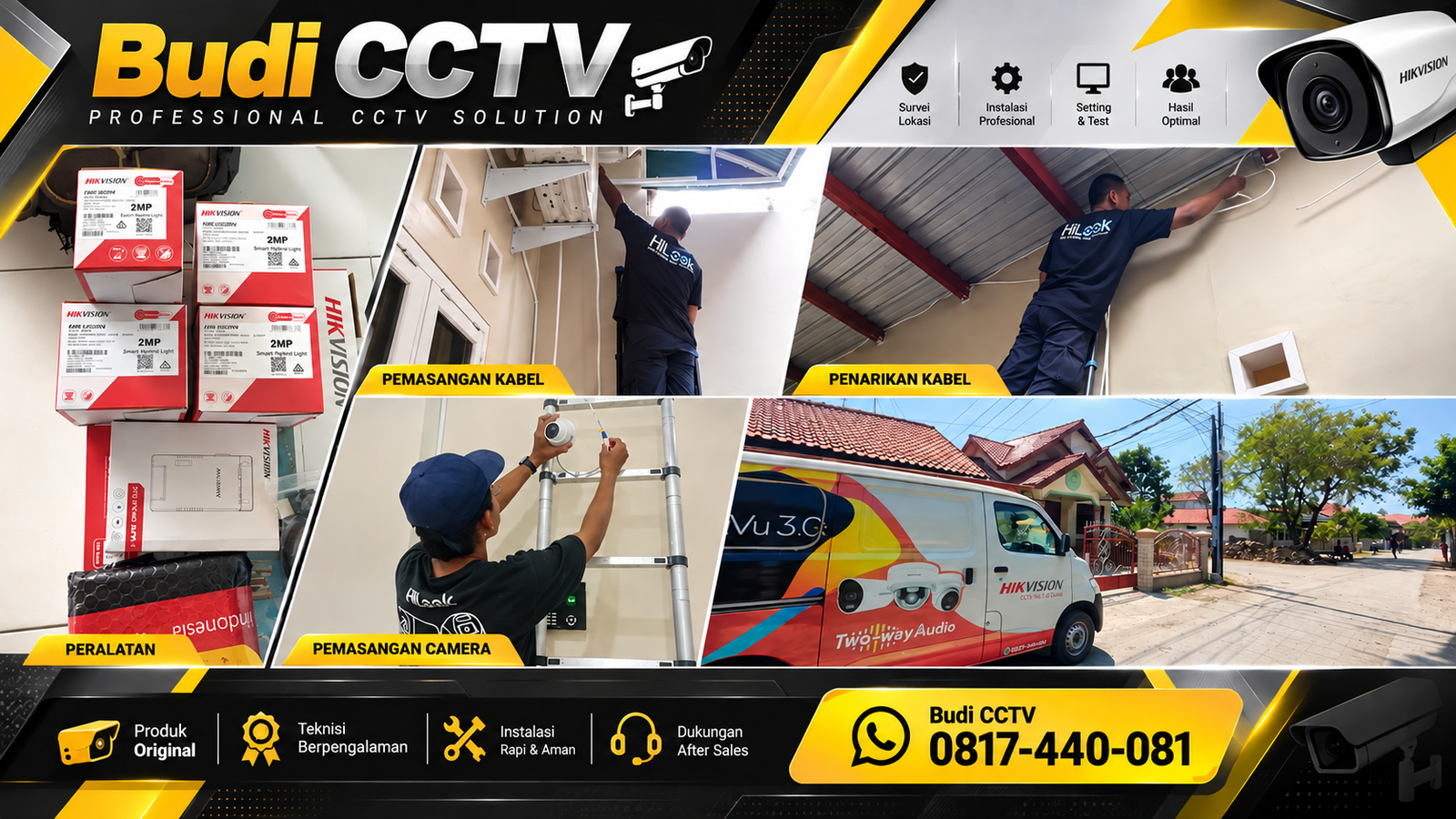 Pemasangan CCTV Hikvision di Cirebon dengan Kualitas dan Ketahanan yang Diandalkan