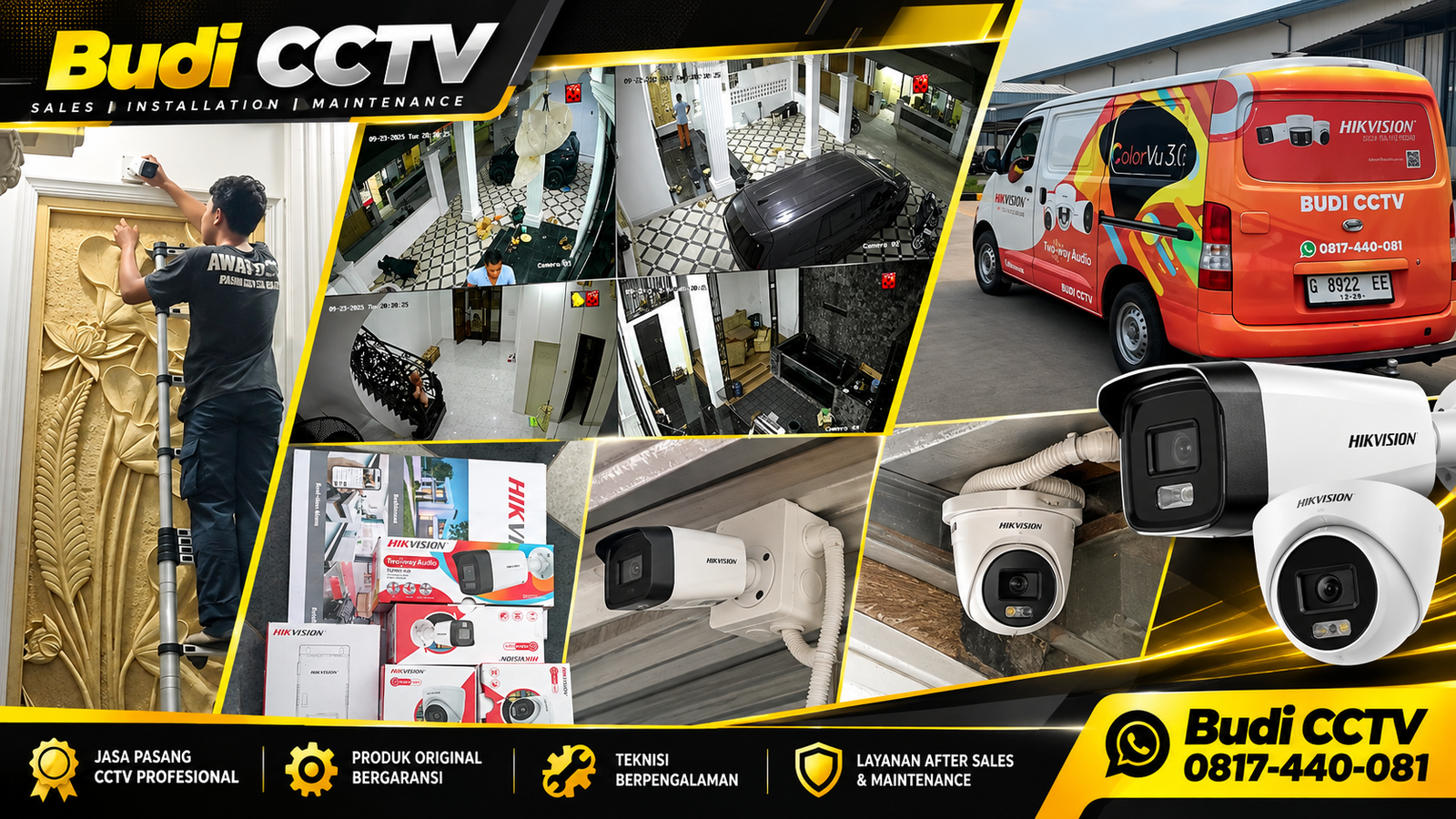 Instalasi CCTV Hikvision pada Rumah Tinggal di Cirebon