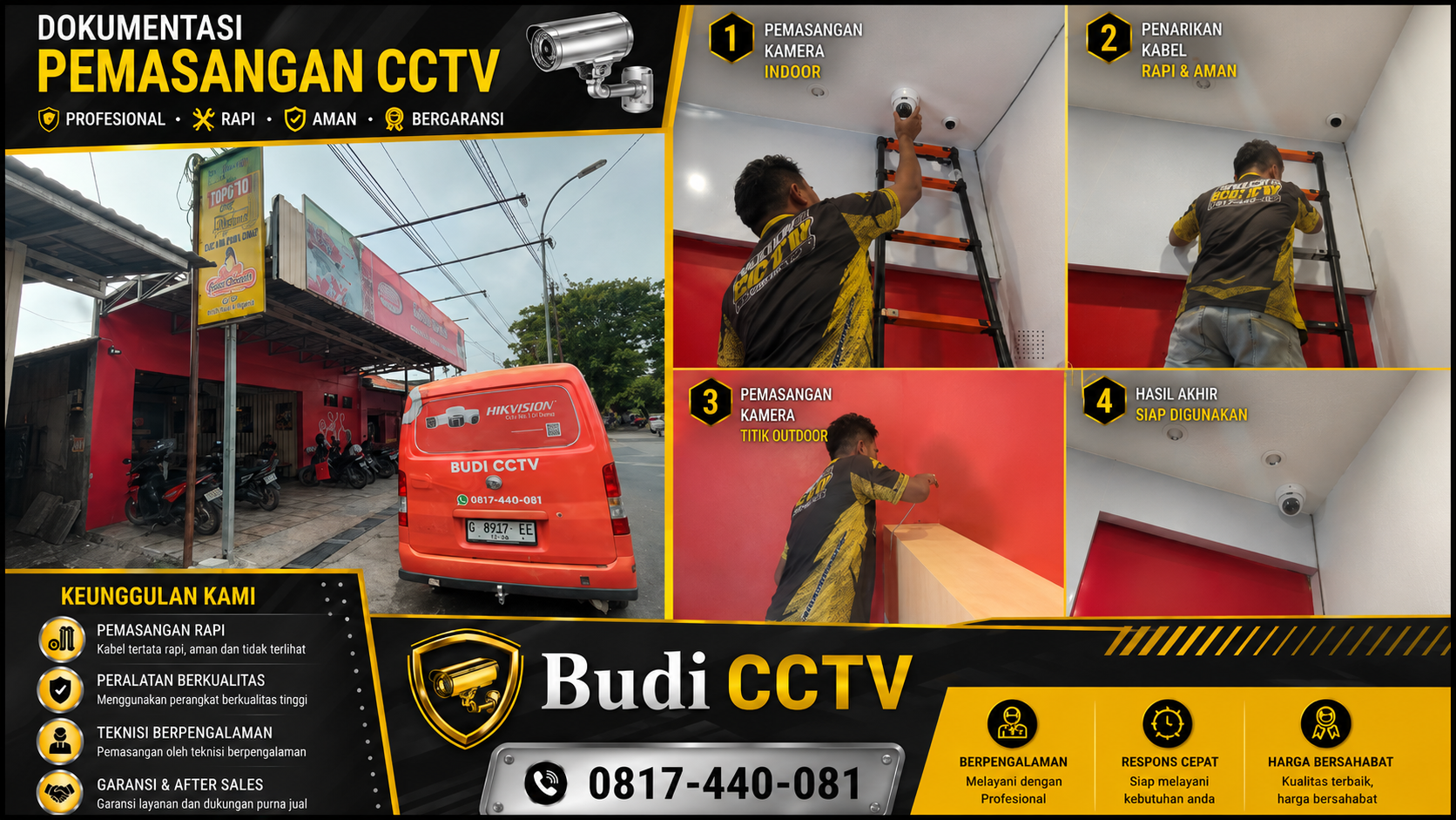 Pasang CCTV untuk Rumah Makan di Tegal, Studi Kasus RM Mbah Gembil