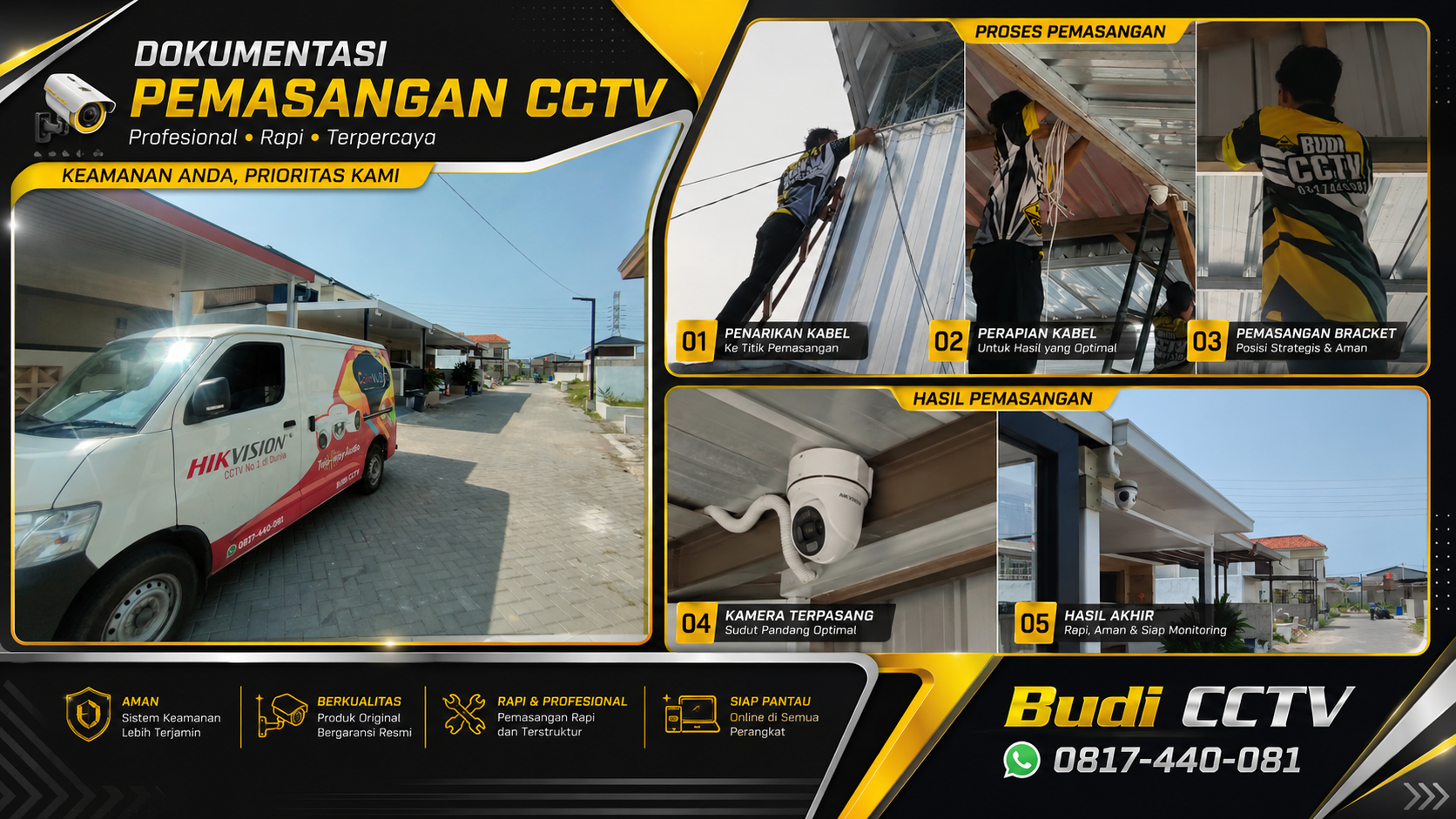 Instalasi CCTV Hikvision Two-Way Audio di PT Awanara Domba Farm Cirebon untuk Meningkatkan Sistem Keamanan
